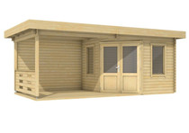 Woodvision | Blokhut Lena | 635 x 340 cm